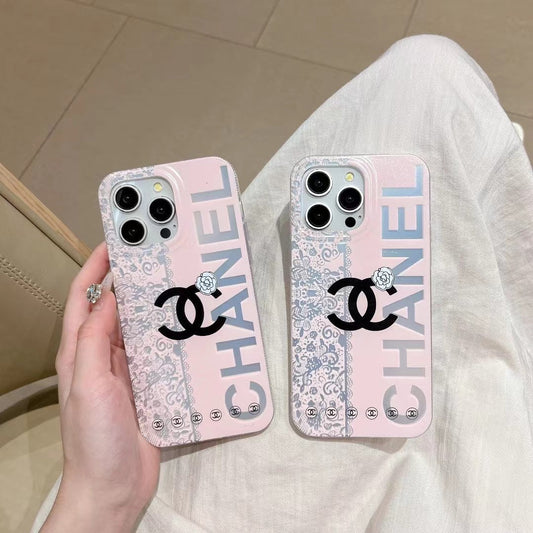 Custodia per telefono con motivo floreale alla moda per iPhone