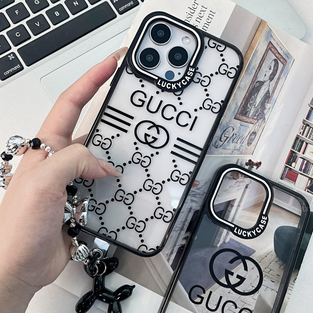 Black Embossed Bracelet Phone Case For iPhone