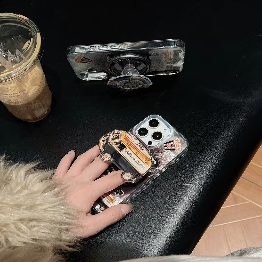 Cool Black Magnetic Phone Case For iPhone