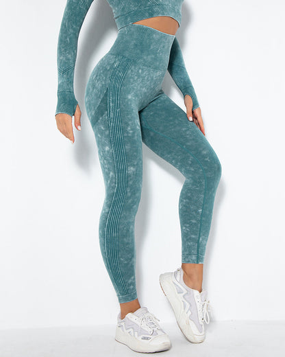 Leggings senza cuciture Idalyne - Verde acqua