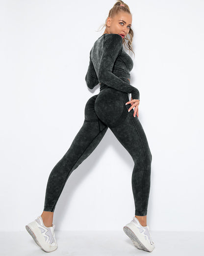 Leggings senza cuciture Idalyne - Nero