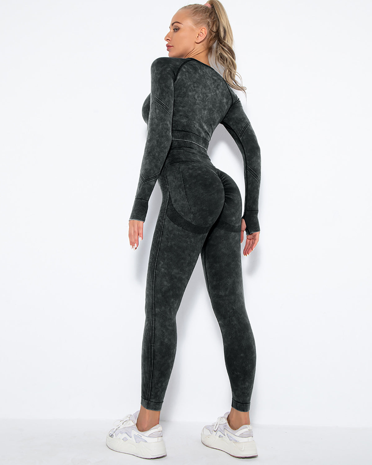 Leggings senza cuciture Idalyne - Nero