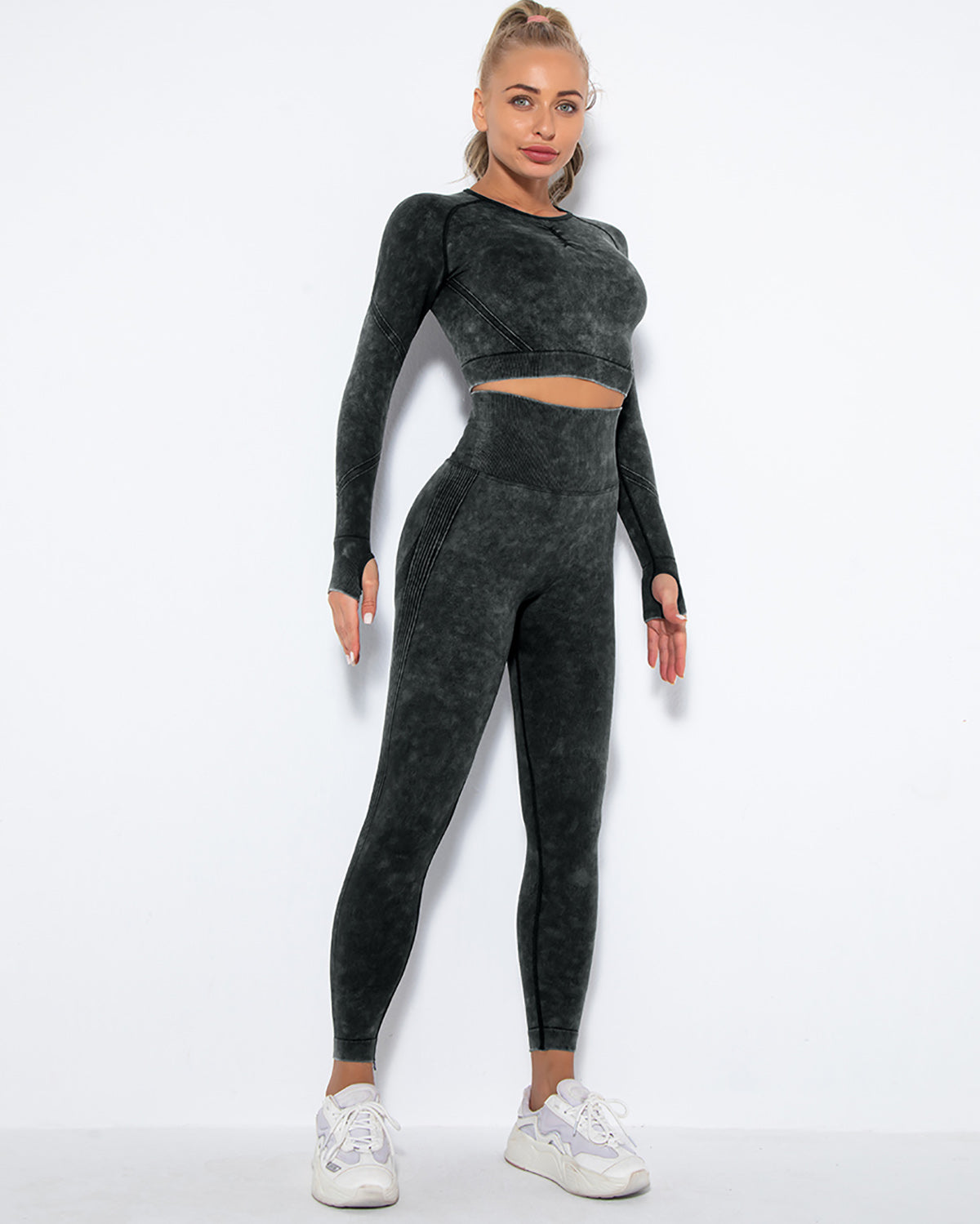 Leggings senza cuciture Idalyne - Nero