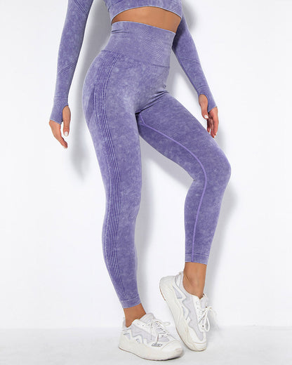 Leggings senza cuciture Idalyne - Viola