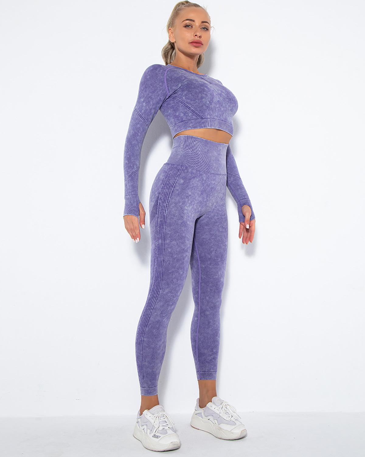 Leggings senza cuciture Idalyne - Viola