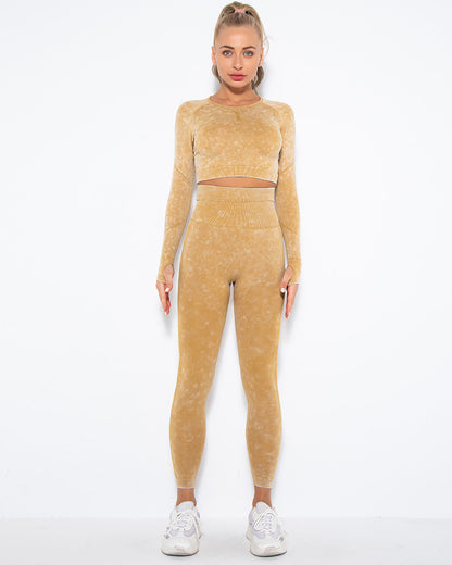 Leggings senza cuciture Idalyne - Giallo