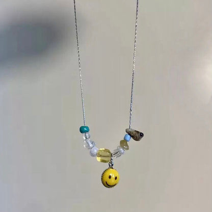 Smiley & Beads 2000s Necklace