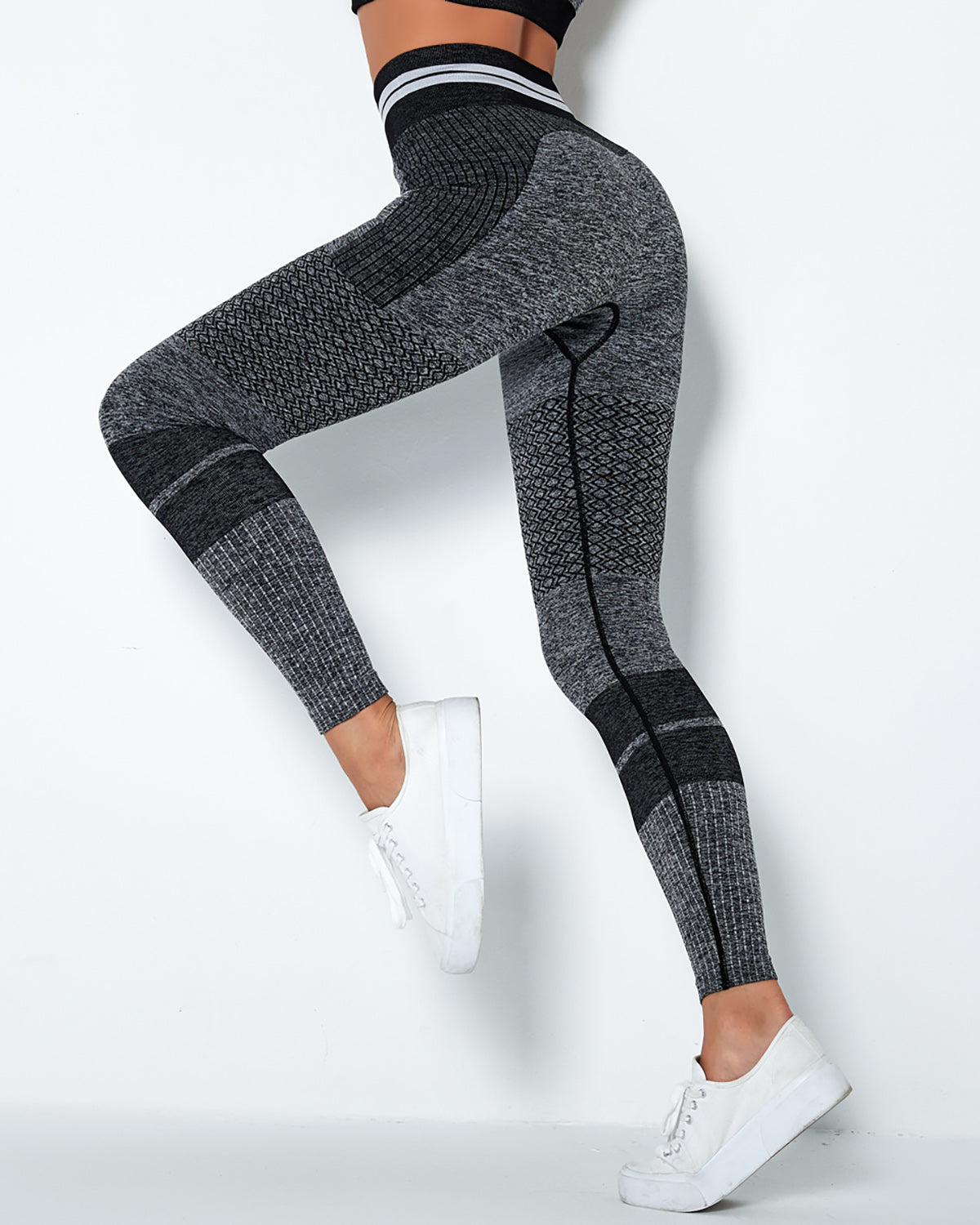 Leggings senza cuciture Imperia - Nero