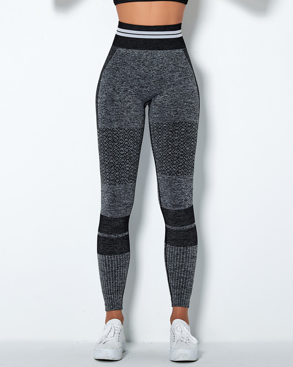Leggings senza cuciture Imperia - Nero