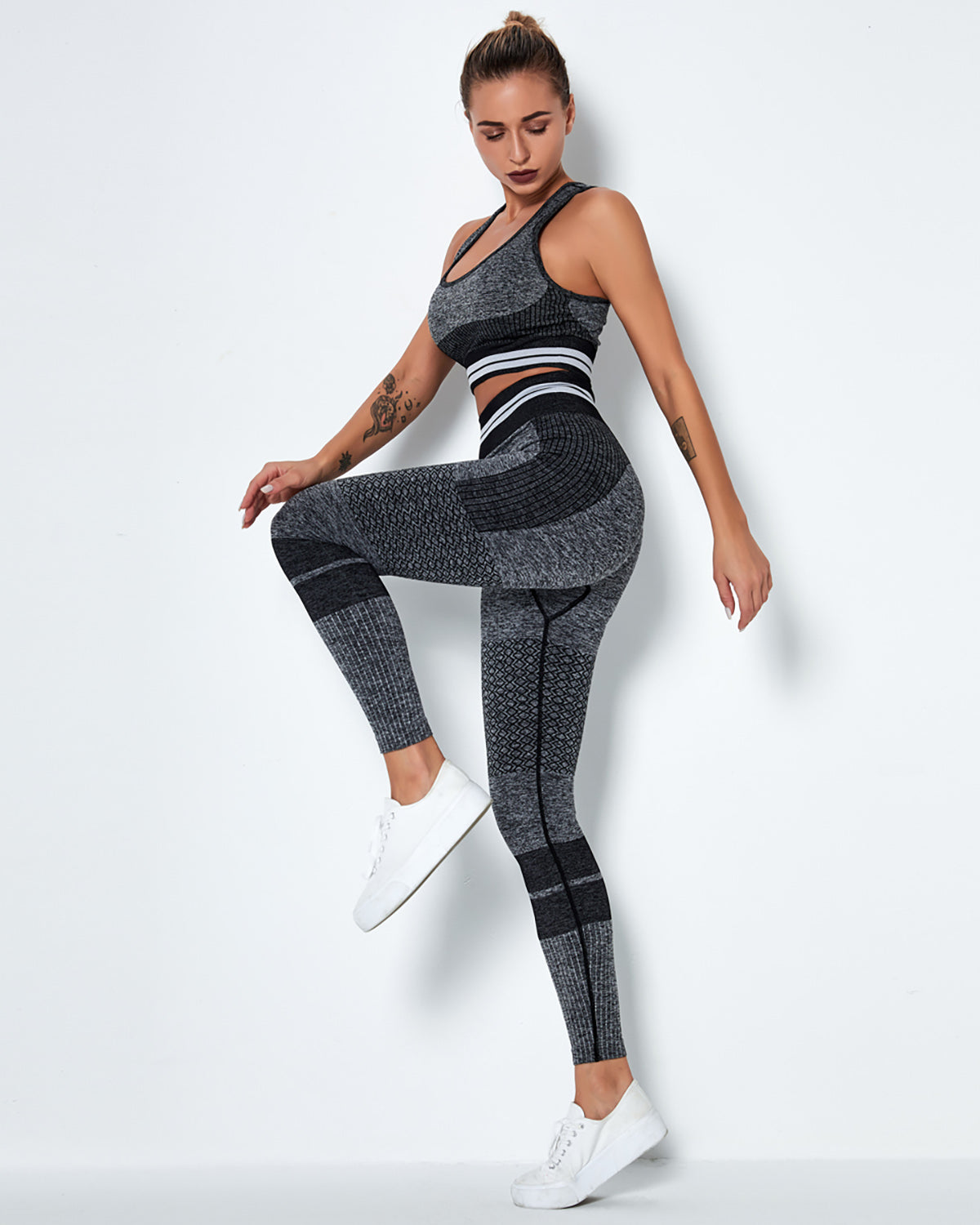 Leggings senza cuciture Imperia - Nero