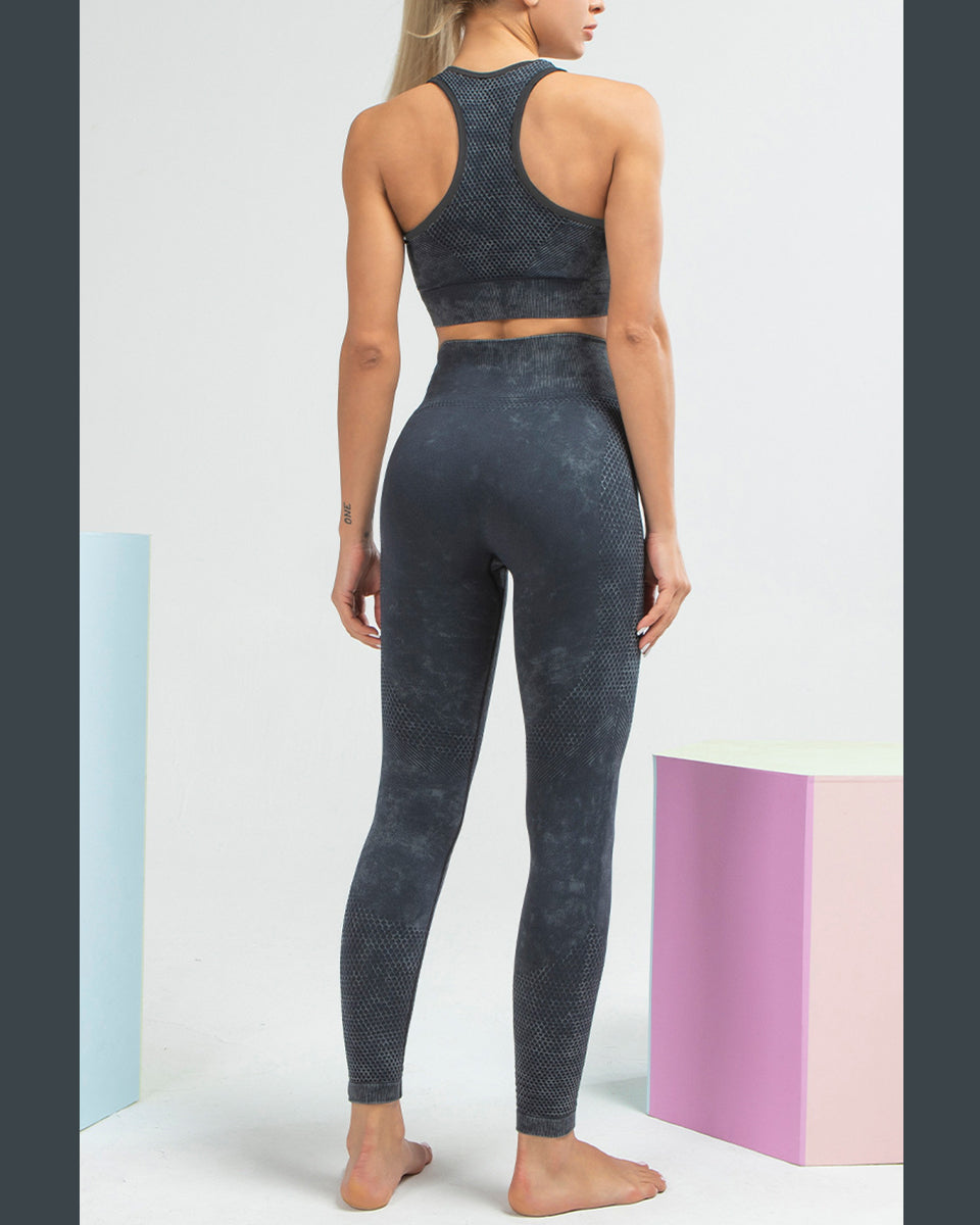 Leggings senza cuciture Infinity - Grigio scuro