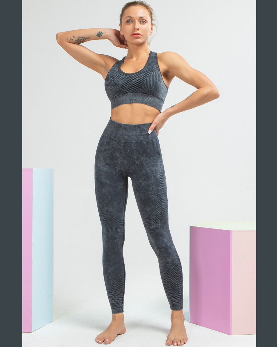 Leggings senza cuciture Infinity - Grigio scuro