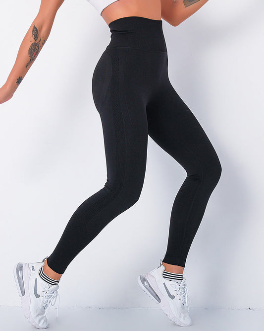 Leggings senza cuciture Jiulia Blanc - Nero