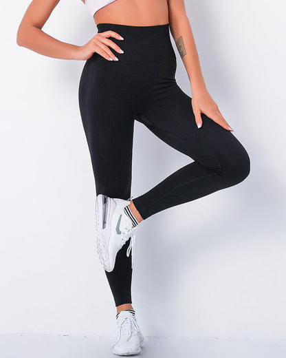 Leggings senza cuciture Jiulia Blanc - Nero
