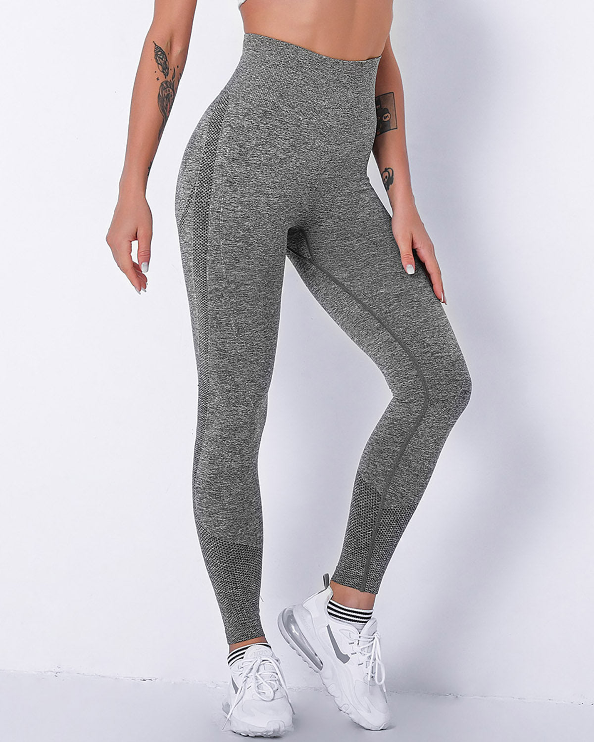 Leggings senza cuciture Jiulia Blanc - Grigio