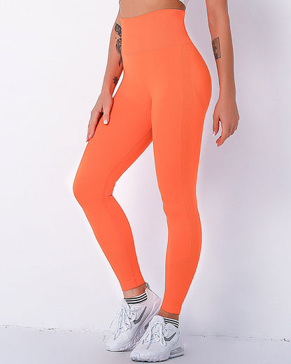Leggings senza cuciture Jiulia Blanc - Arancione