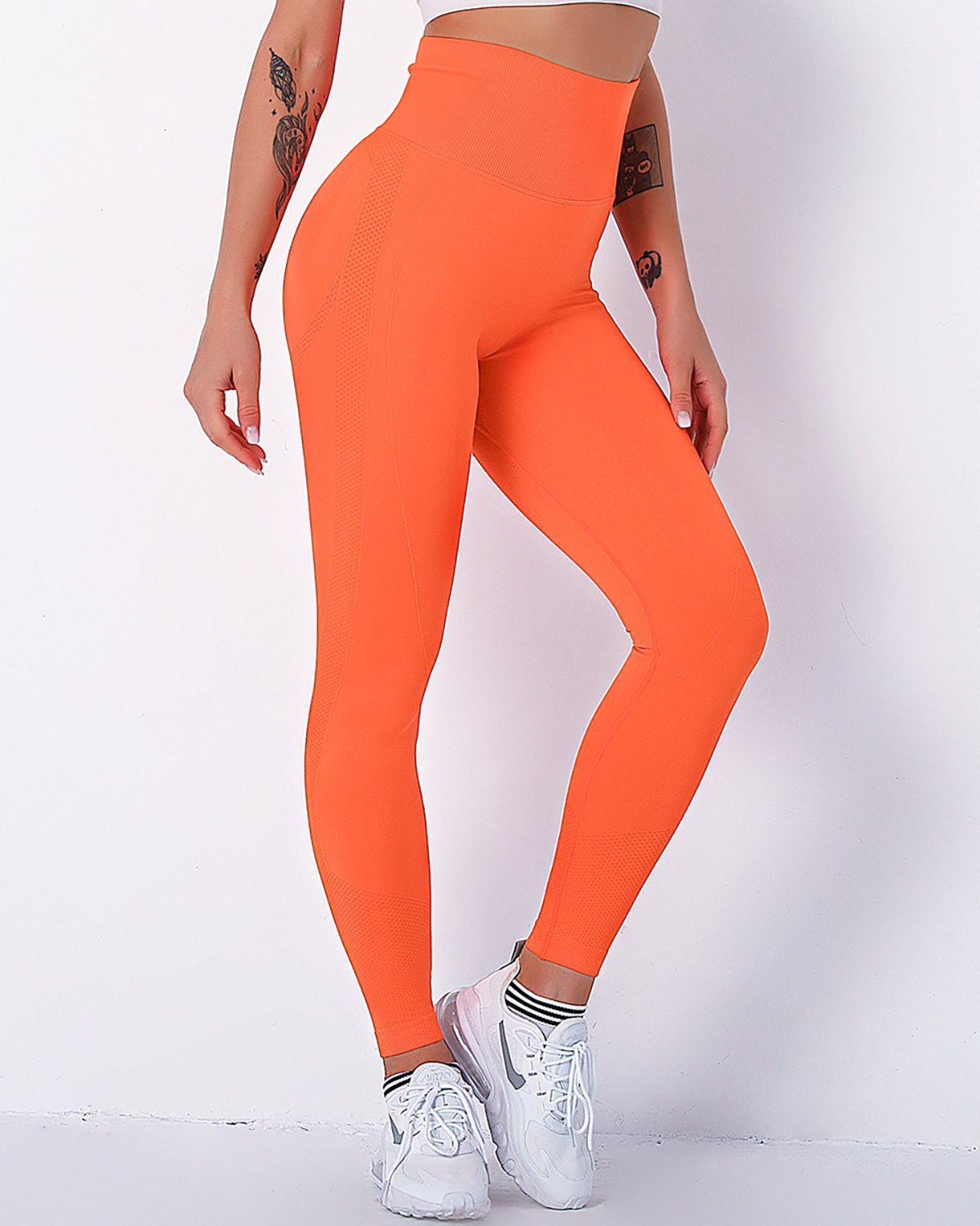 Leggings senza cuciture Jiulia Blanc - Arancione