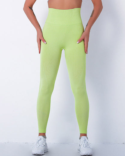 Leggings senza cuciture Jiulia Blanc - Verde
