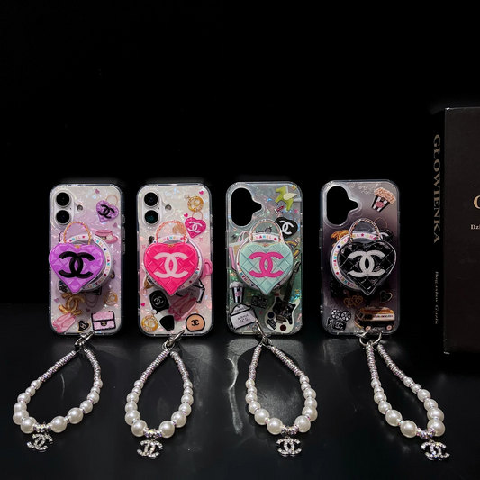 Custodia magnetica a forma di cuore per iPhone