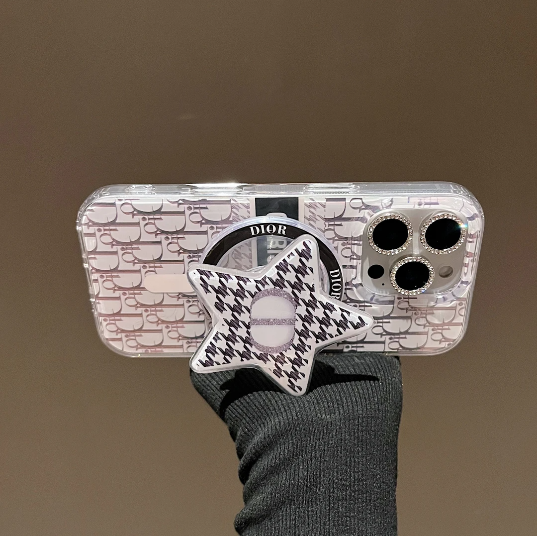 Custodia per telefono con supporto magnetico laser per iPhone