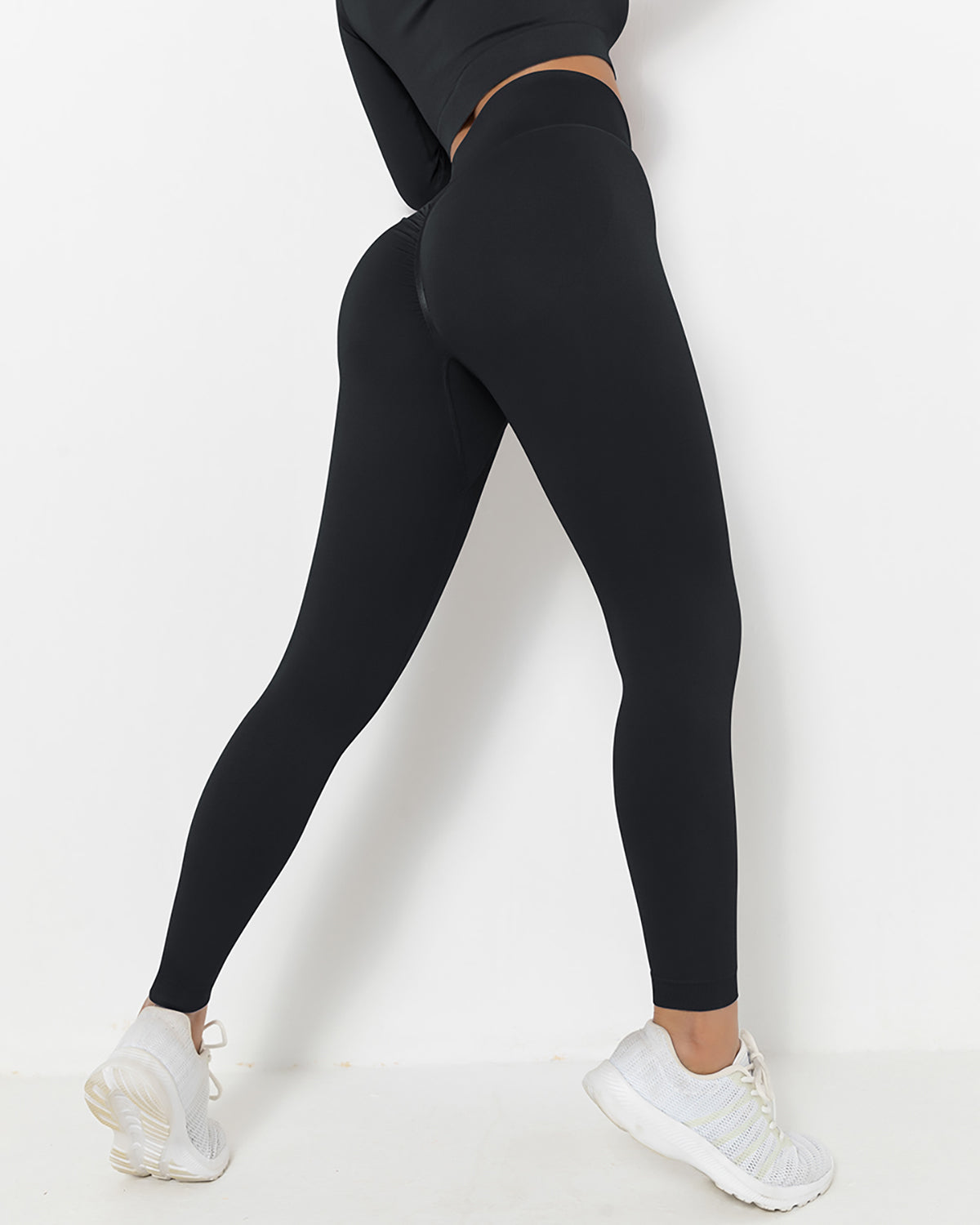 Leggings senza cuciture Lior - Nero