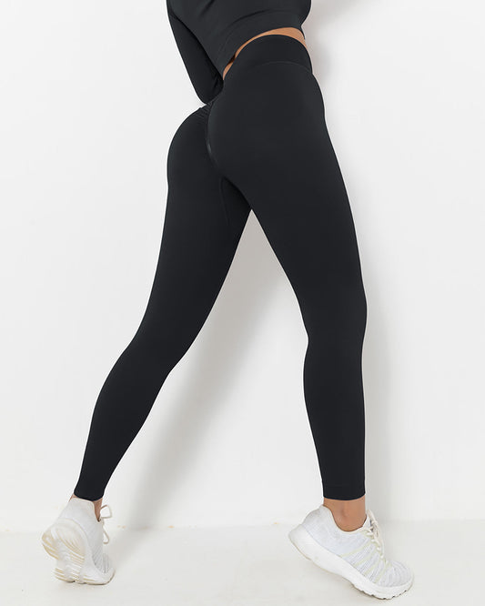 Leggings senza cuciture Lior - Nero