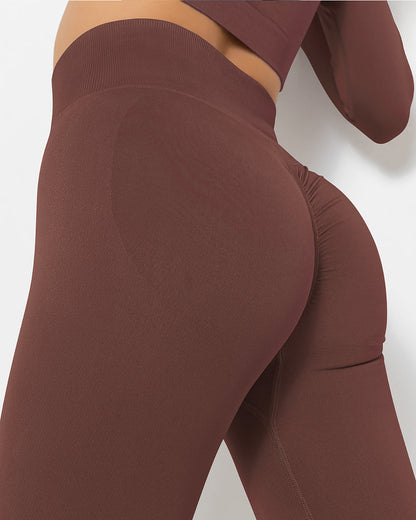 Leggings senza cuciture Lior - Marrone