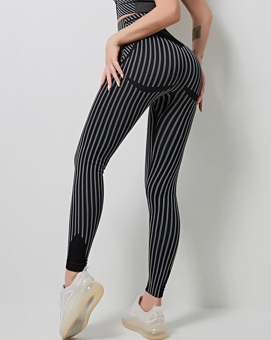 Leggings senza cuciture Morgen - Nero