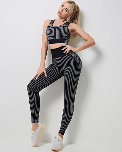 Leggings senza cuciture Morgen - Nero