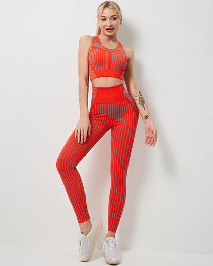 Morgen Seamless Leggings - Red