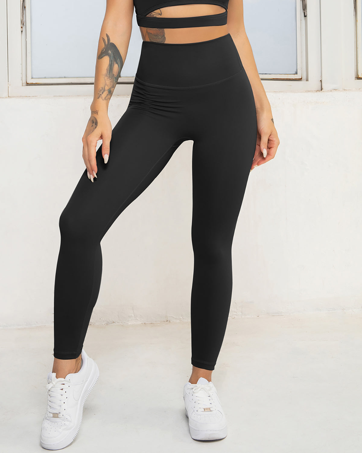Leggings senza cuciture Naomi - Nero