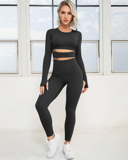 Leggings senza cuciture Naomi - Nero