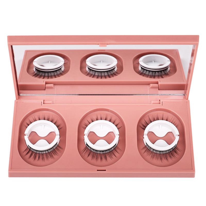 Natural Look Waterproof Fake Reusable Self-Adhesive Eyelashes - LUCY LEE W03 Eyelashes