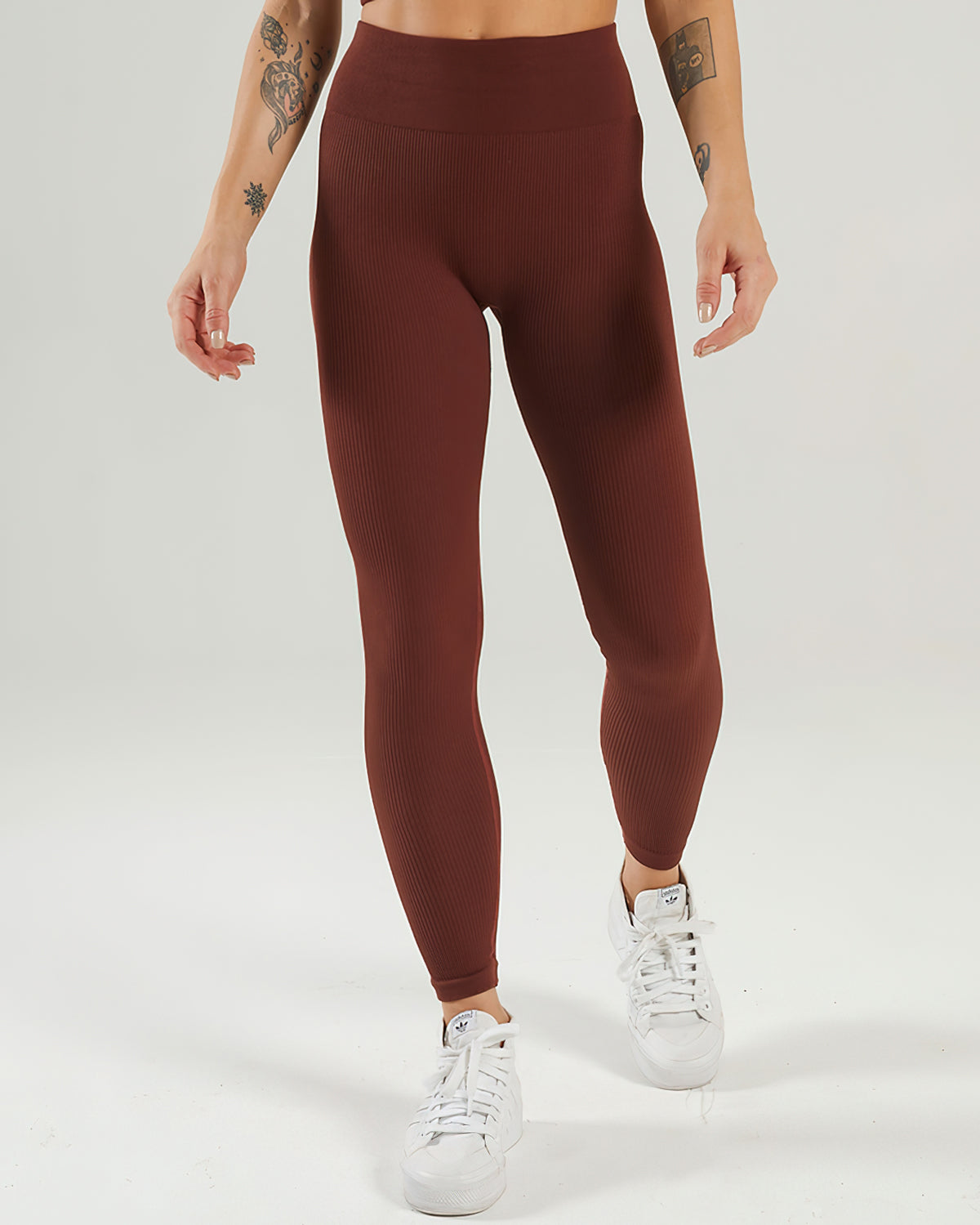 Leggings senza cuciture a coste Nieve - Buccaneer