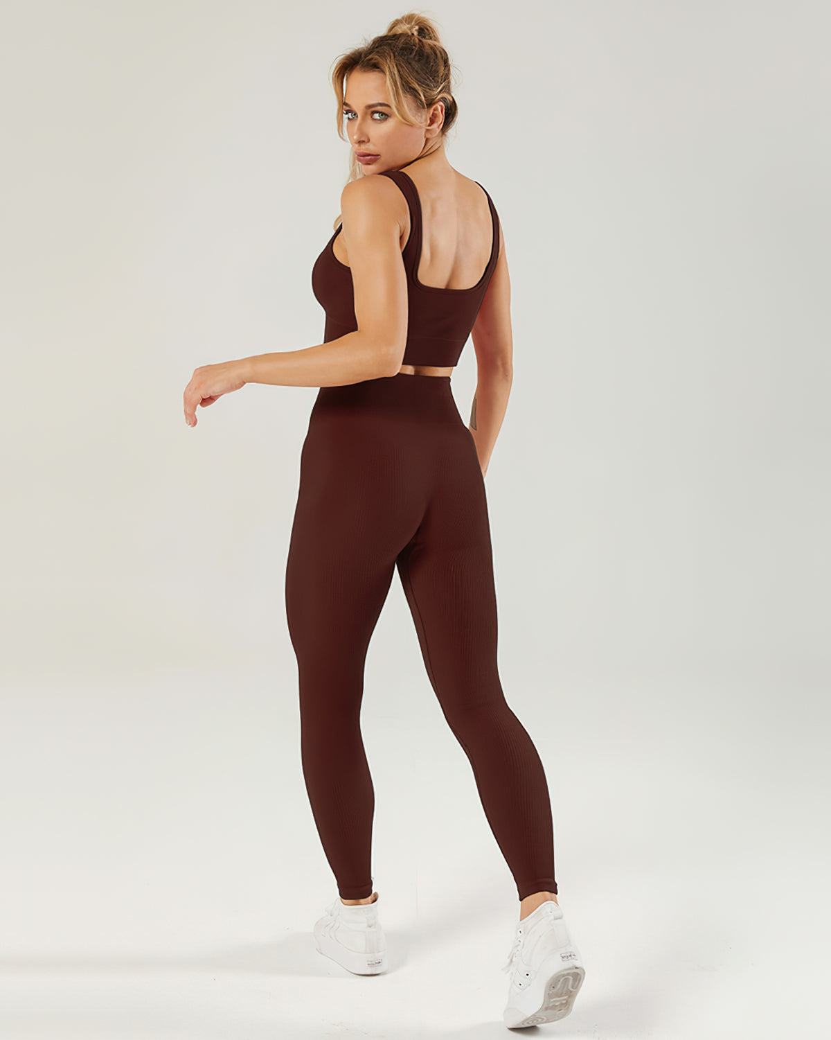 Leggings senza cuciture a coste Nieve - Buccaneer