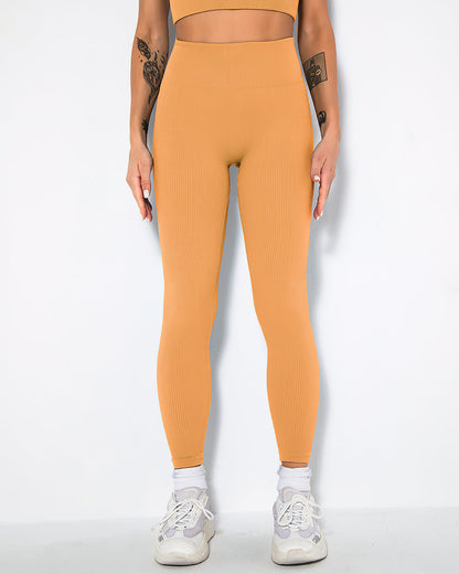 Leggings senza cuciture a coste Nieve - Porche