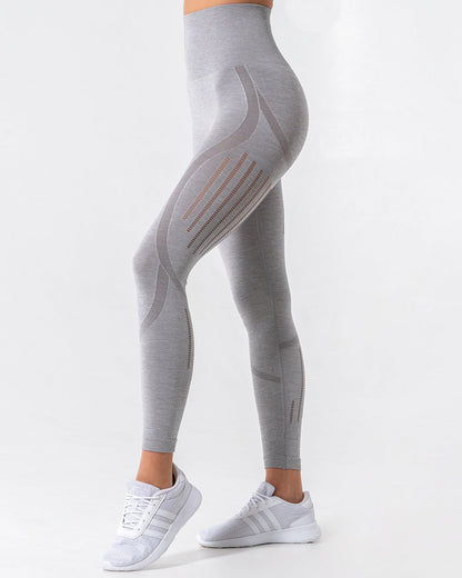 Leggings Nina Luxe Hollow - Grigio