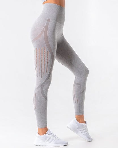 Leggings Nina Luxe Hollow - Grigio