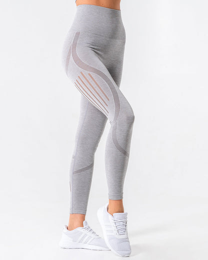 Leggings Nina Luxe Hollow - Grigio