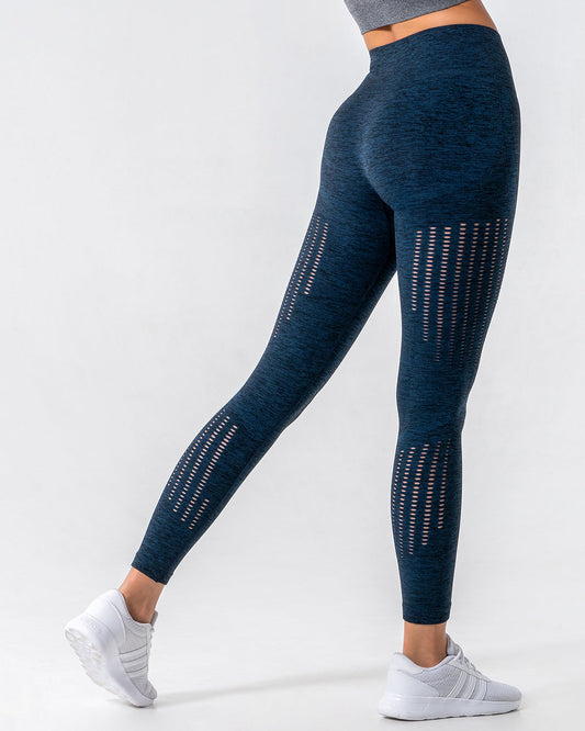 Leggings Nina Luxe Hollow - Blu