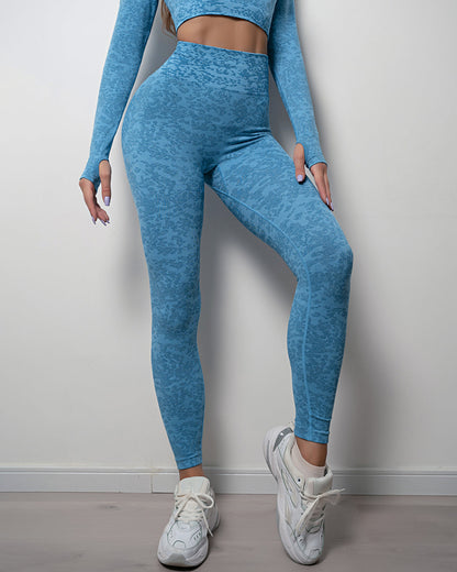 Omira Seamless Leggings - Blue