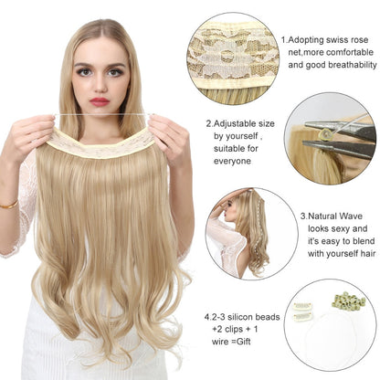 Wave Halo Clip in Hair Extensions