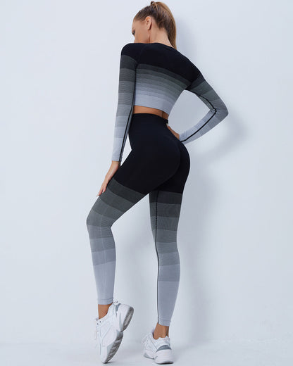Leggings senza cuciture Queuryn - Nero