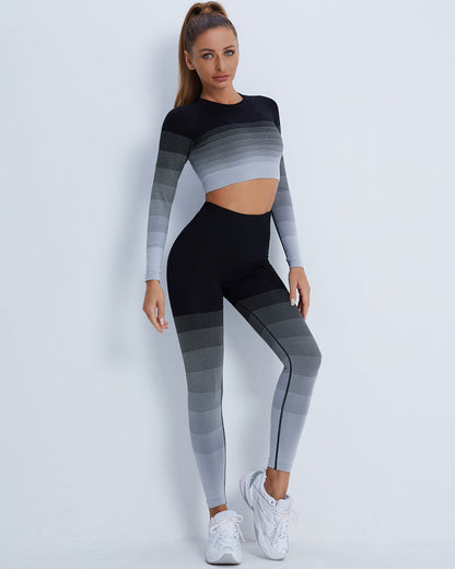 Leggings senza cuciture Queuryn - Nero