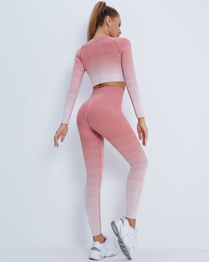 Leggings senza cuciture Qeuryn - Rosa