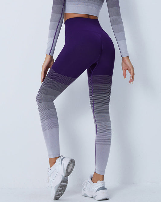 Leggings senza cuciture Queuryn - Viola