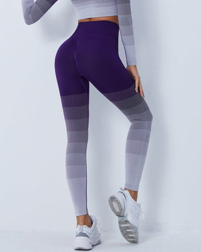 Leggings senza cuciture Queuryn - Viola