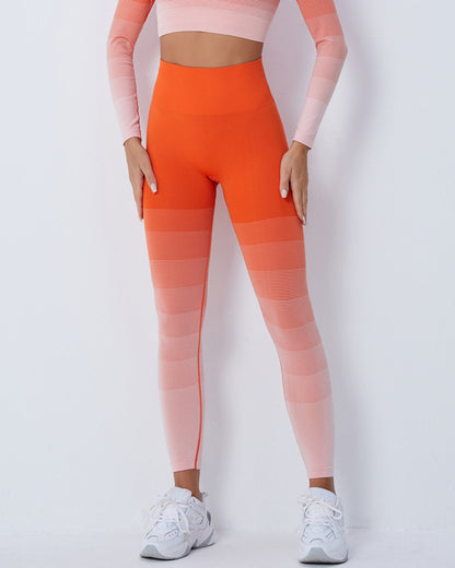 Leggings senza cuciture Qeuryn - Arancione