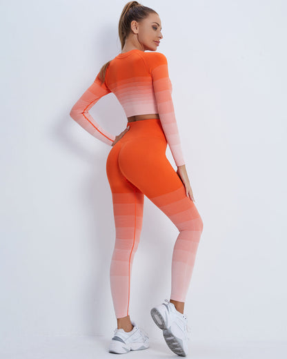 Leggings senza cuciture Qeuryn - Arancione