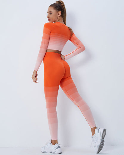 Leggings senza cuciture Qeuryn - Arancione